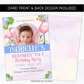 tropical theme party invitation